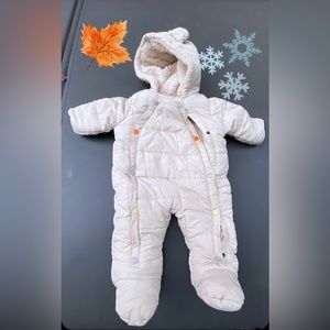 Baby zip-up coat, snow suit, bunting, waterproof